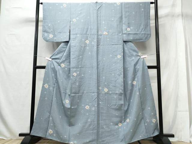 平和屋着物■上質な紬　舞花文　正絹　逸品　DAAS7516xg