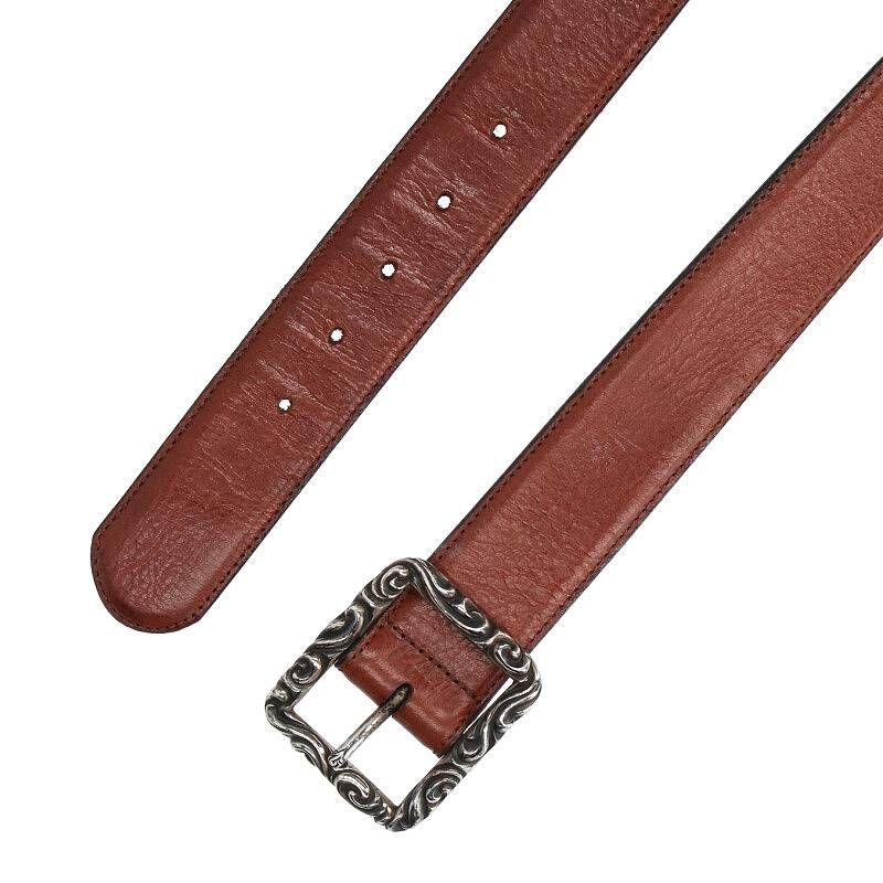 クロムハーツ BLT SCRLREC/レクタングルスクロール レザーベルト メンズ 32 【6/25~6/30 フォロワー限定クーポン配信】 - メルカリ