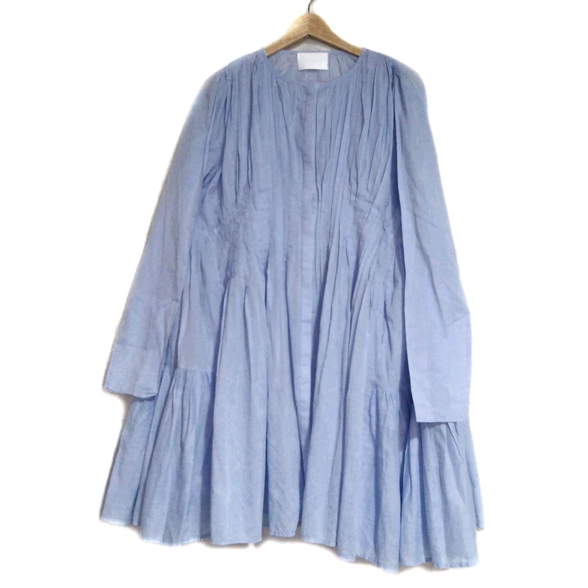 Merlette マーレット ワンピース サイズXS レディース - ライトブルー 長袖|ひざ丈|シャツワンピ