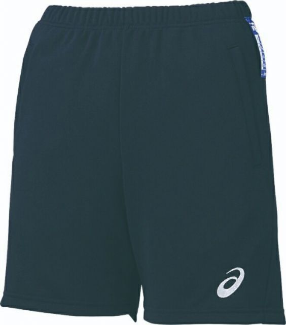 asics アシックス WSQUARTERPANTS ネイビーxホワイト M XW7226 5001 | スポーツ バレーボール ウェア ウエア バレーボールウェア 練習着 ボトムス ズボン ショートパンツ ハーフパンツ ネイビー 紺 ホワ