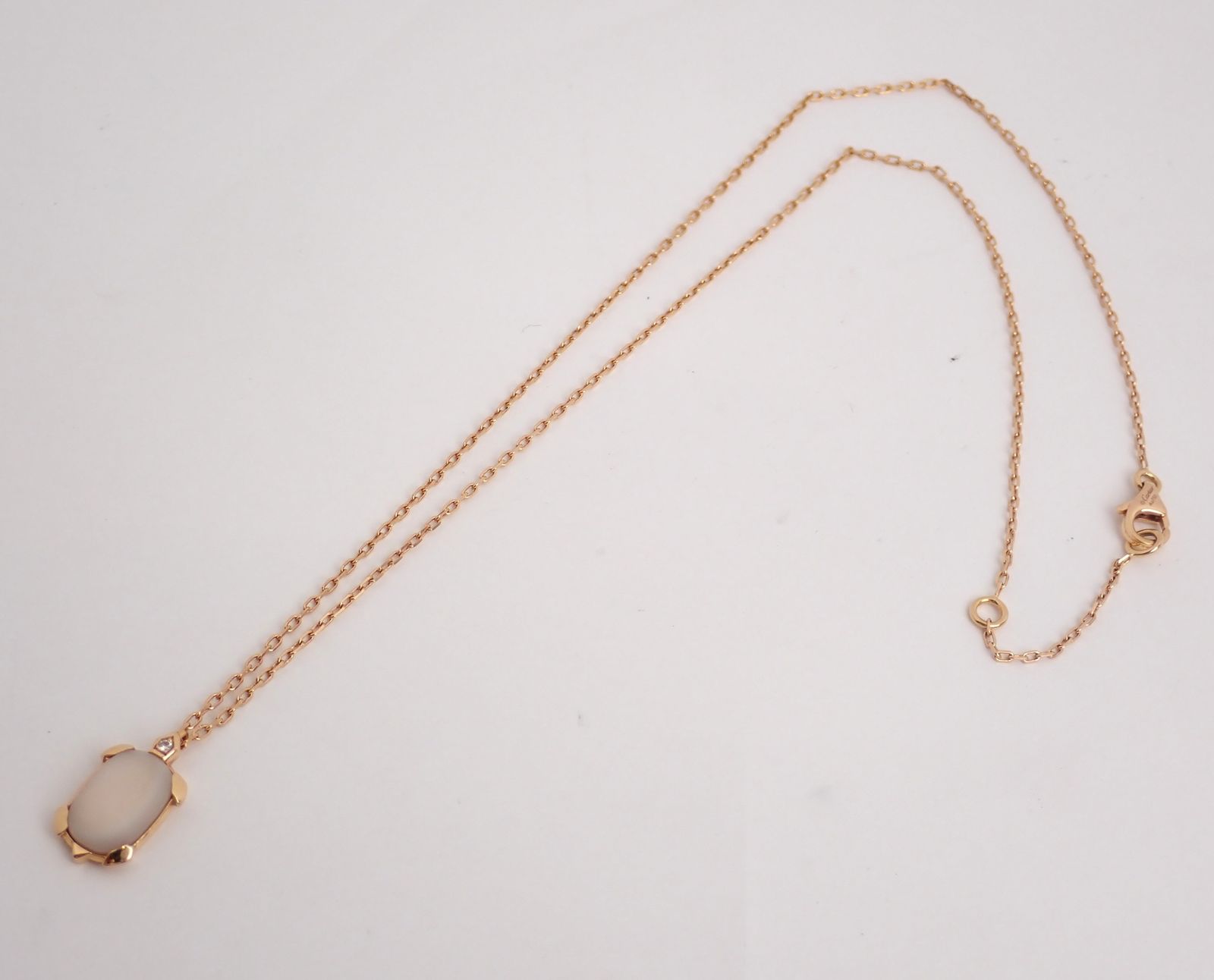 美品 Cartier(カルティエ) トーチュダイヤネックレス K18PG 3.4g Au750  