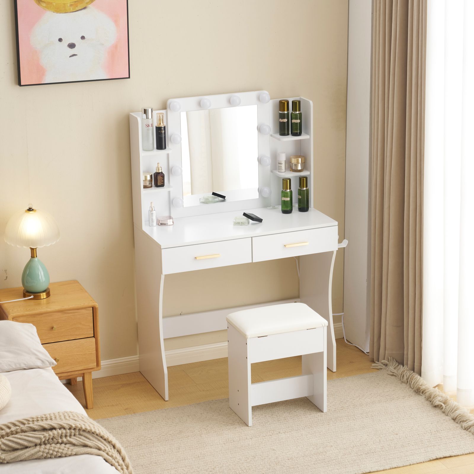 メイク台 大容量