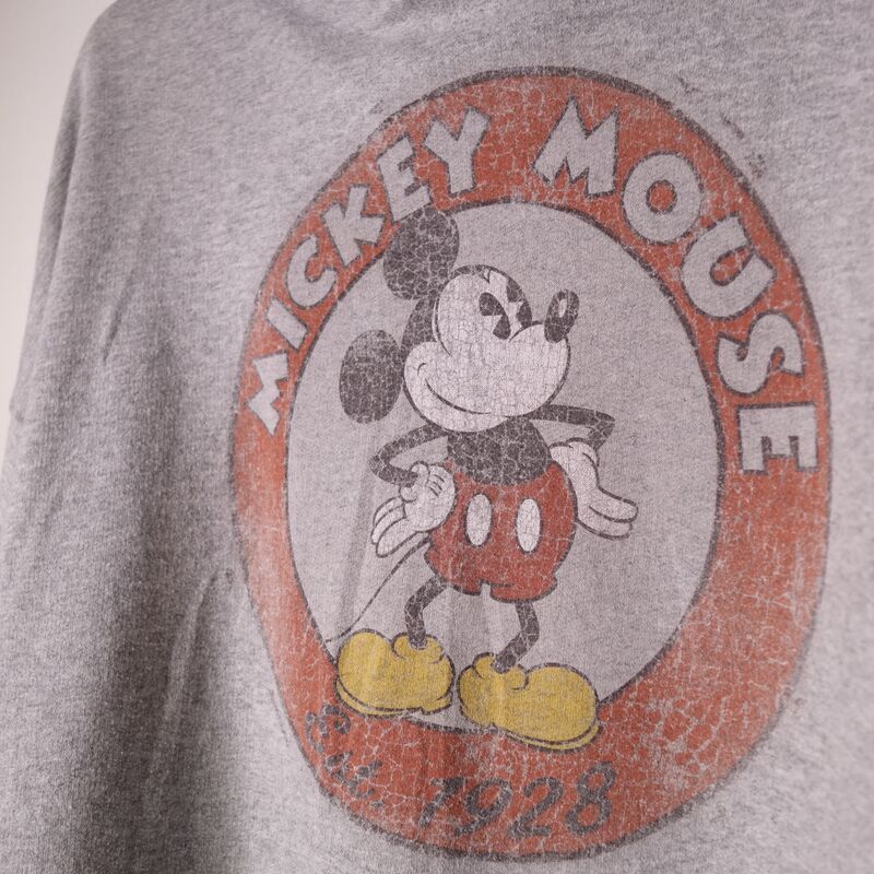 ヘインズ ディズニー Disney ミッキーマウス スウェットパーカー メンズ XL 大きいサイズ 古着