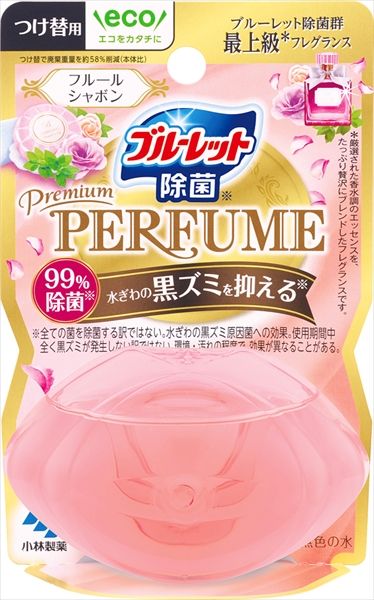 まとめ買い-48点セット ブルーレット パフューム除菌つけ替用 フルールシャボン 小林製薬 芳香剤 タンク