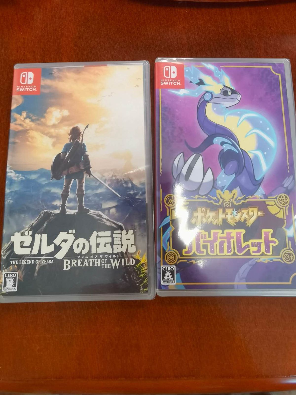 switch ゼルダの伝説 ブレス オブ ザ ワイルド ポケットモンスター バイオレット Switch