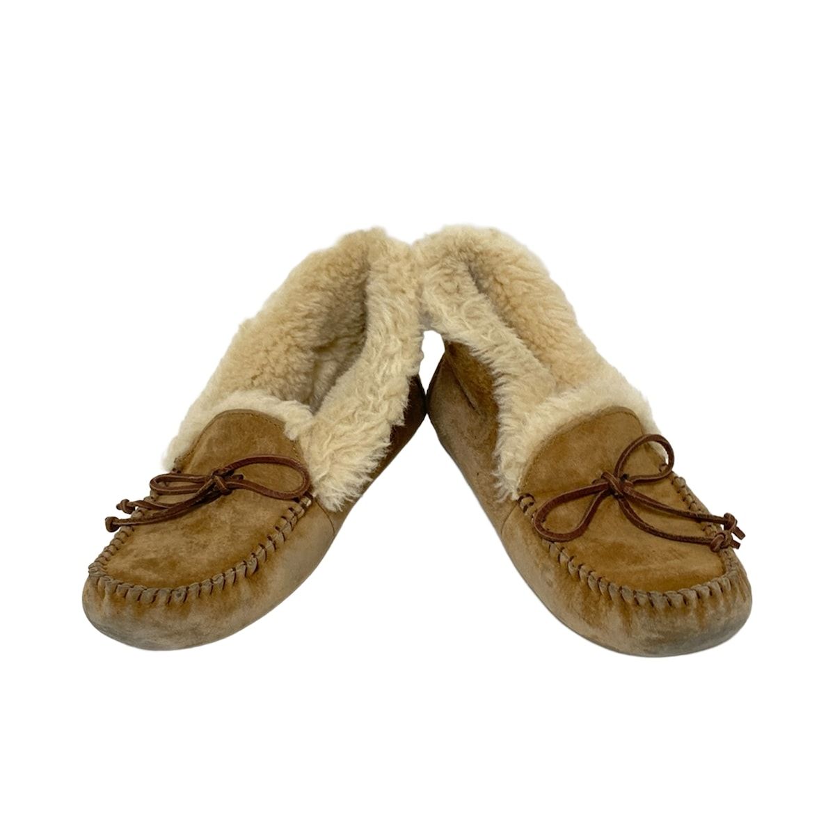 UGG アグ スリッポン 23 レディース モカシン ローファー 1004806 ベージュ ムートン