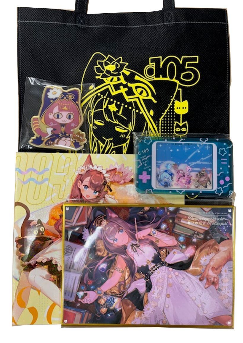 [Nambarimasu][C105・5点セット（バック+アクキー+アクリルブロック+色紙+Soiree）][namie][オリジナル]