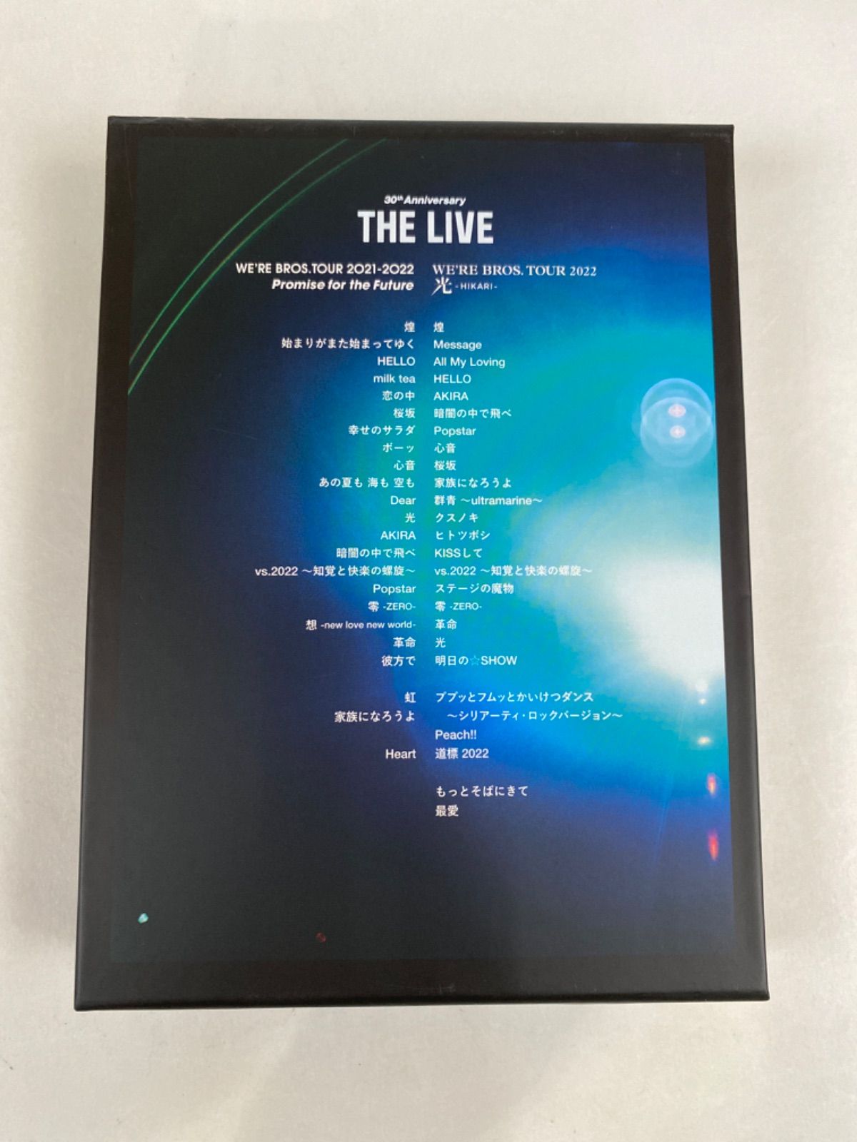 福山雅治　30th Anniversary 「THE LIVE」 初回DVD 福山雅治 30thAnniversary THE LIVE Blu-ray 初回版 福山雅治