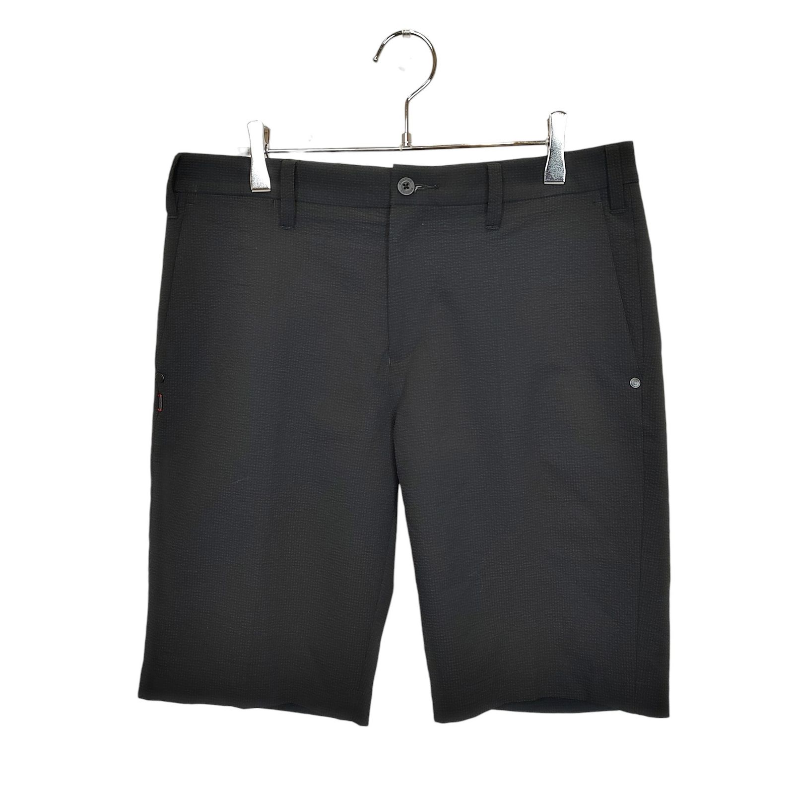 BRIEFING GOLF ブリーフィングゴルフ 21SS シアサッカー GOLF ショーツ ハーフパンツ BRG211M40 M ブラック