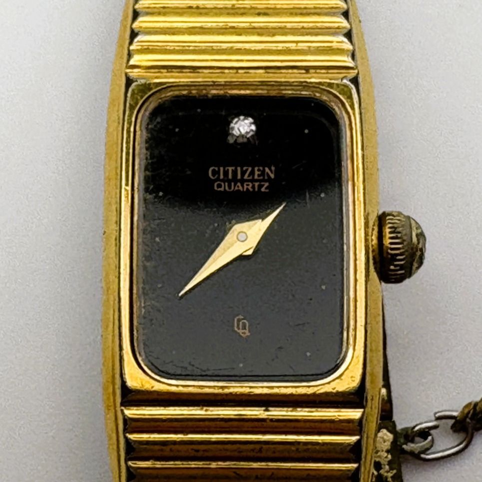 稼働 腕時計 CITIZEN シチズン ゴールド レディース 新品電池