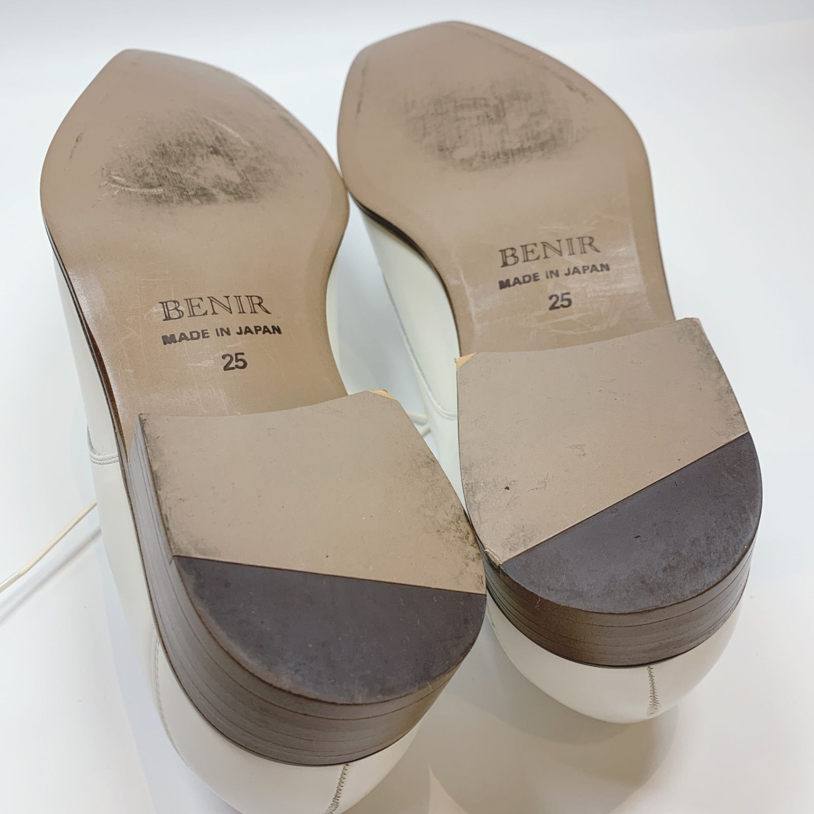 美品〇 BENIR ベニル ウェディングシューズ ドレスシューズ 25 
