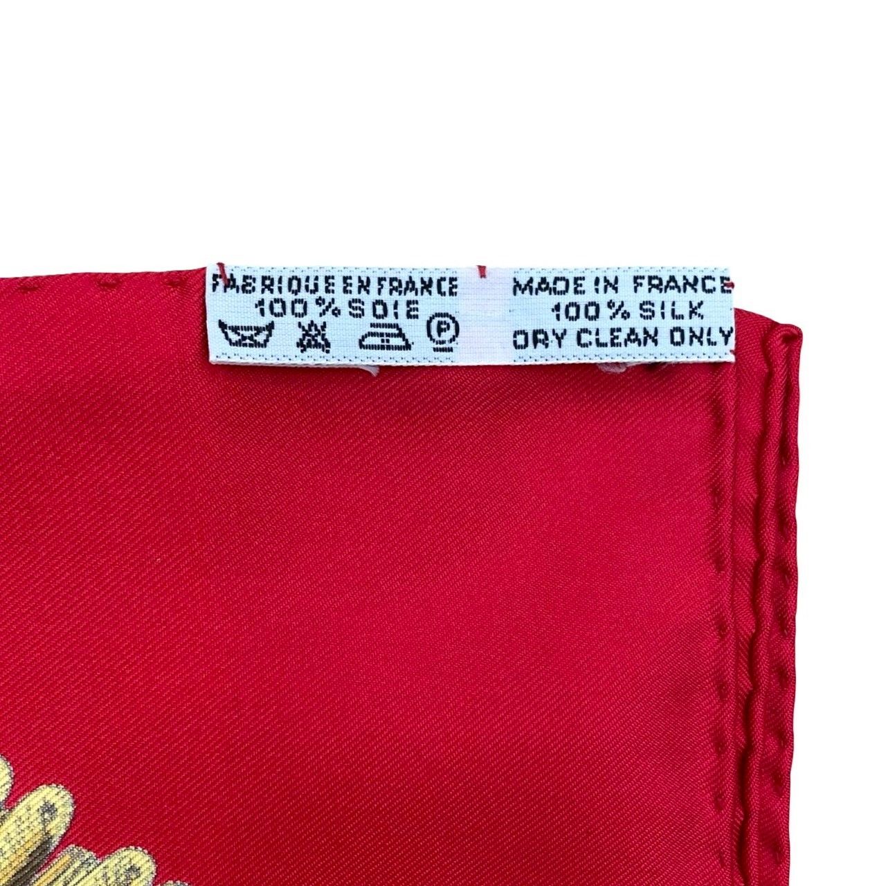 未使用保管品 HERMES エルメス カレ 90 POSTE ET CAVALERIE サーベル飾
