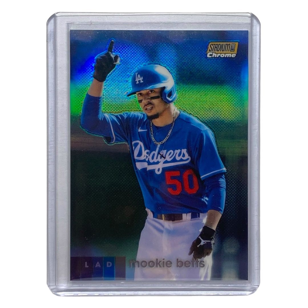 TOPPS MLBカード STADIUM CLUB MOOKIE BETTS DODGERS 23/50 #218 送料無料 中古 IT2 TOPPS MLBカード STADIUM CLUB MOOKIE BETTS DODGERS 23/50 #218