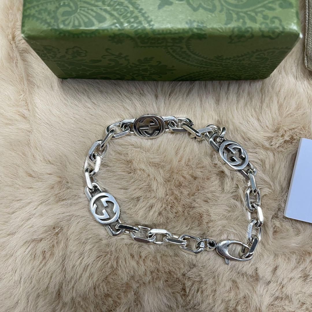 ✨新品✨GUCCI グッチ インターロッキングG ブレスレット シルバー Ag925 @July jewelry