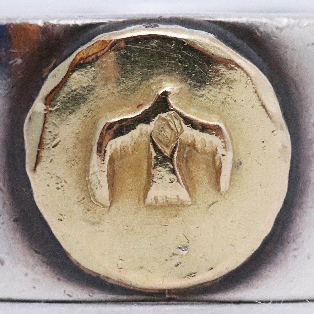  18号 TARO WASHIMI 18金イーグルメタル 平打ちリング シルバー ゴールド リング 指輪 アクセサリー