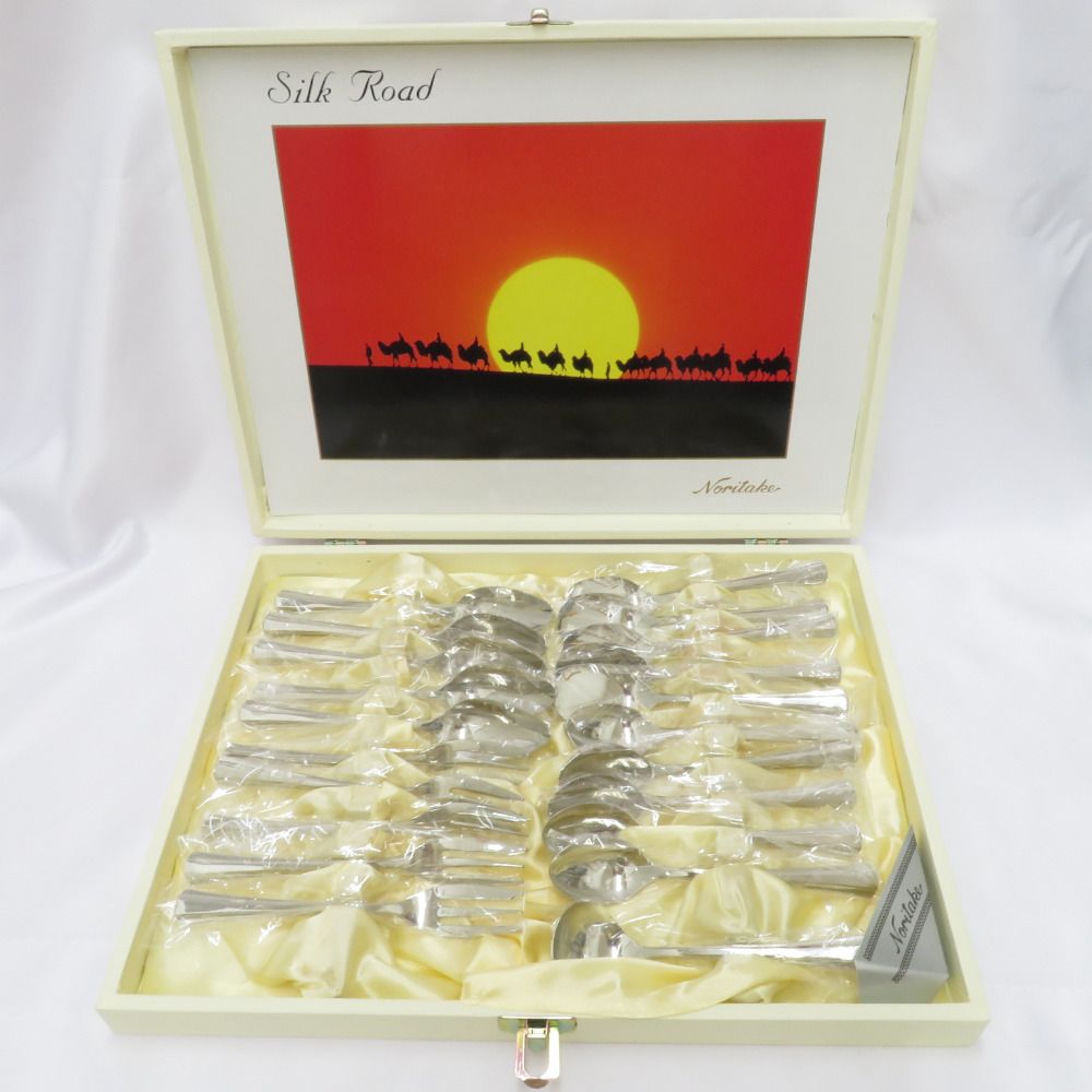 Noritake Silk Road カトラリーセット ノリタケ シルクロード デザート カトラリーセット スプーン フォーク