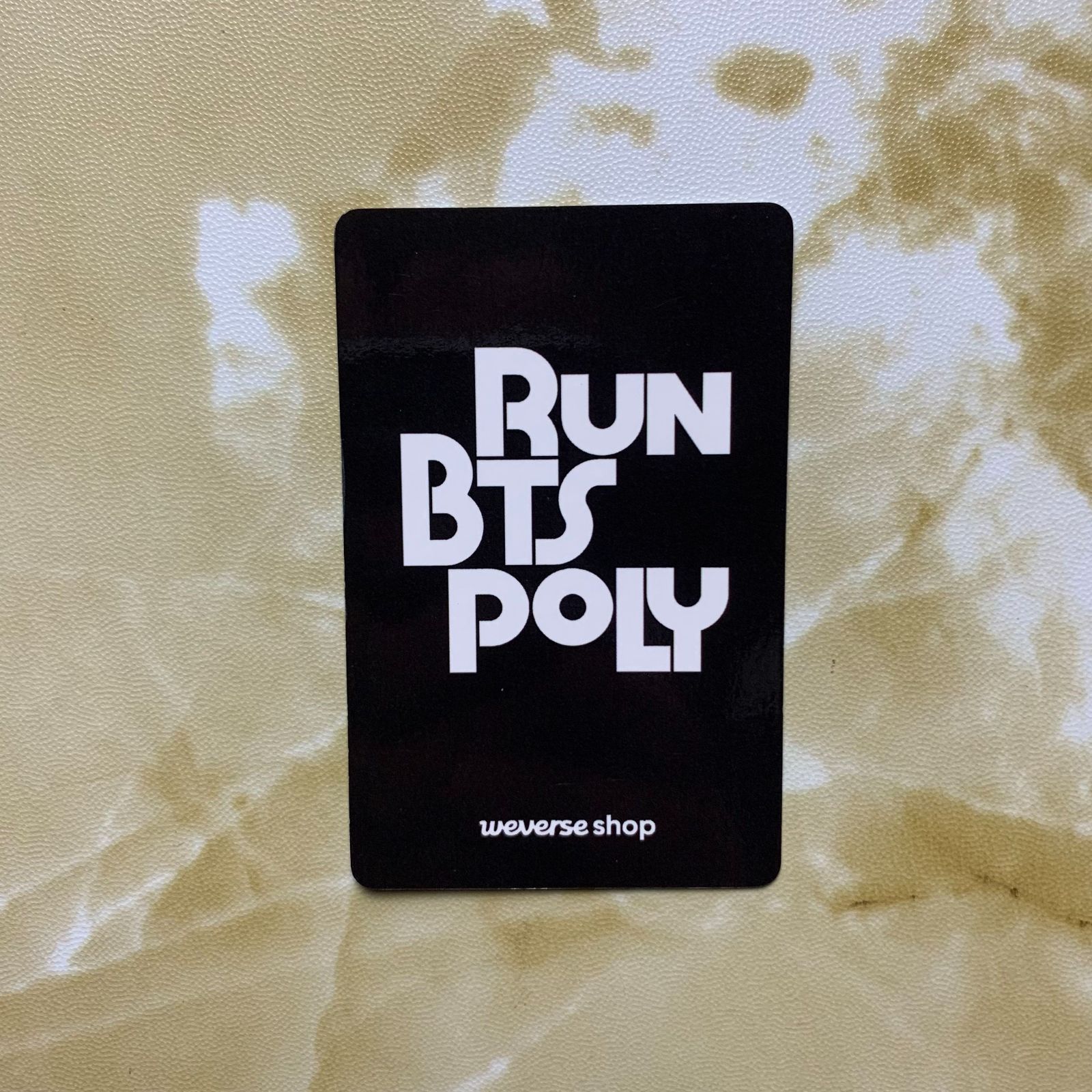 BTS ジョングク jungkook RUN POLY HIGHLIGHT PACK 者対象Highlight イベント 当選 トレカ