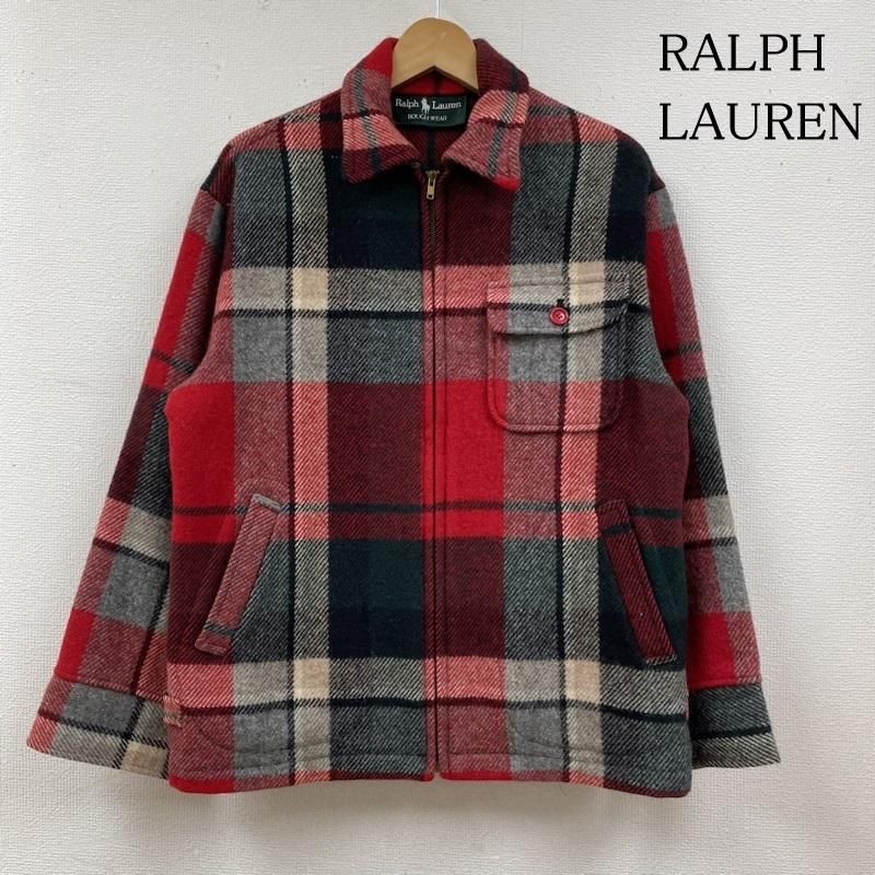 RALPHLAUREN ラルフローレン ジャケット、上着 ジャンパー、ブルゾン ROUGH WEAR 80's フランネル シャツ ジャケット バッファローチェック 緑タグ