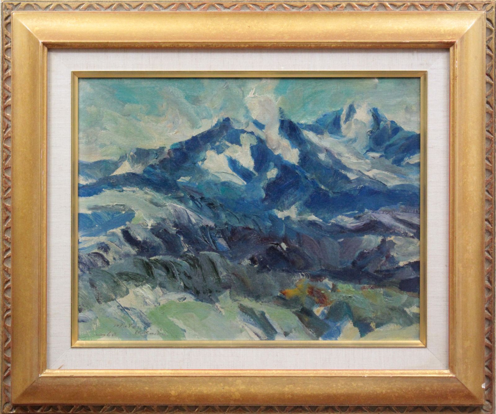 菊地又男『十勝岳』油彩画【真作保証】 絵画 - メルカリ