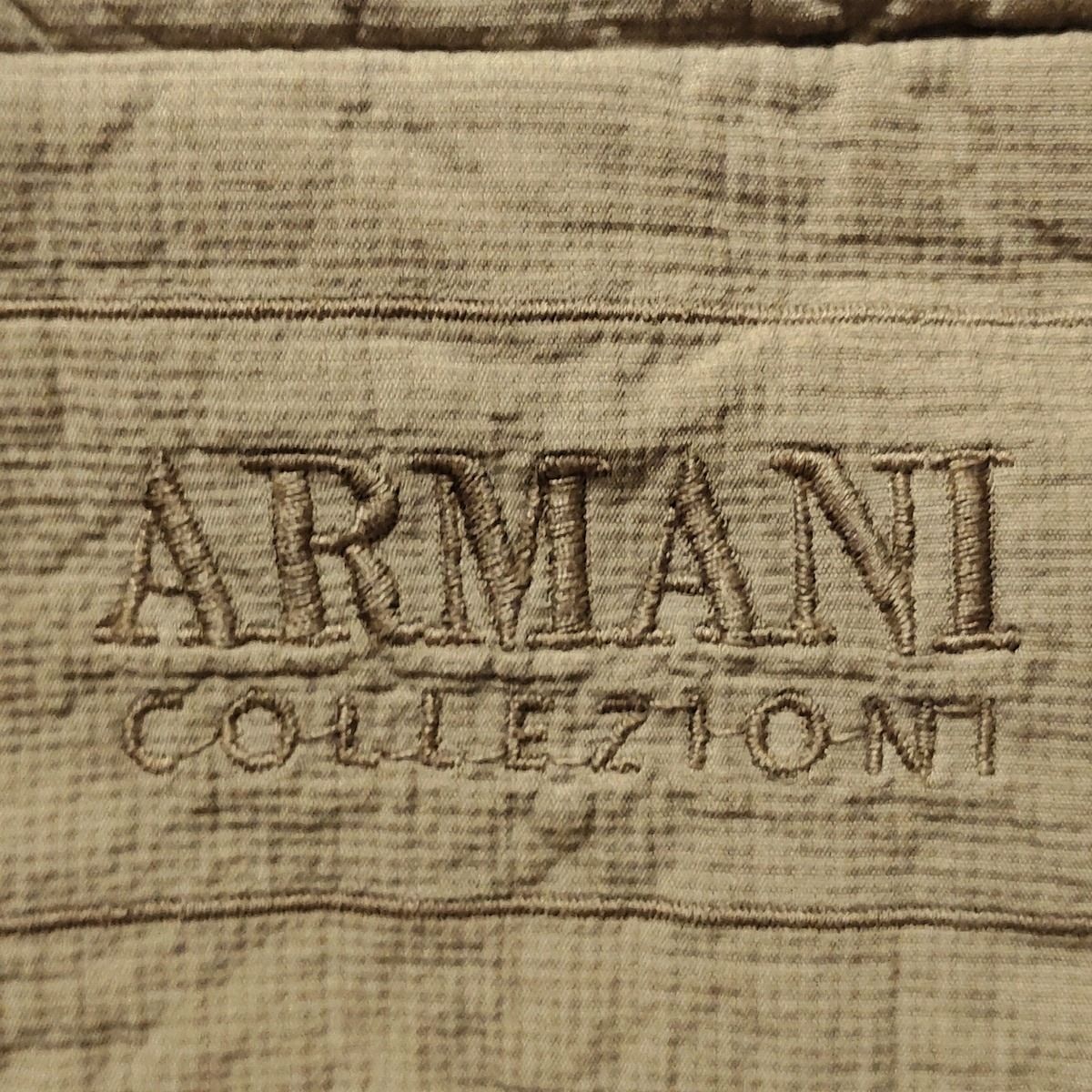 アルマーニコレツォー二 ニットジャケット ツイード ラメ糸 イタリア製 XL ARMANI COLLEZIONI アルマーニ コレッツィオーニ TREND