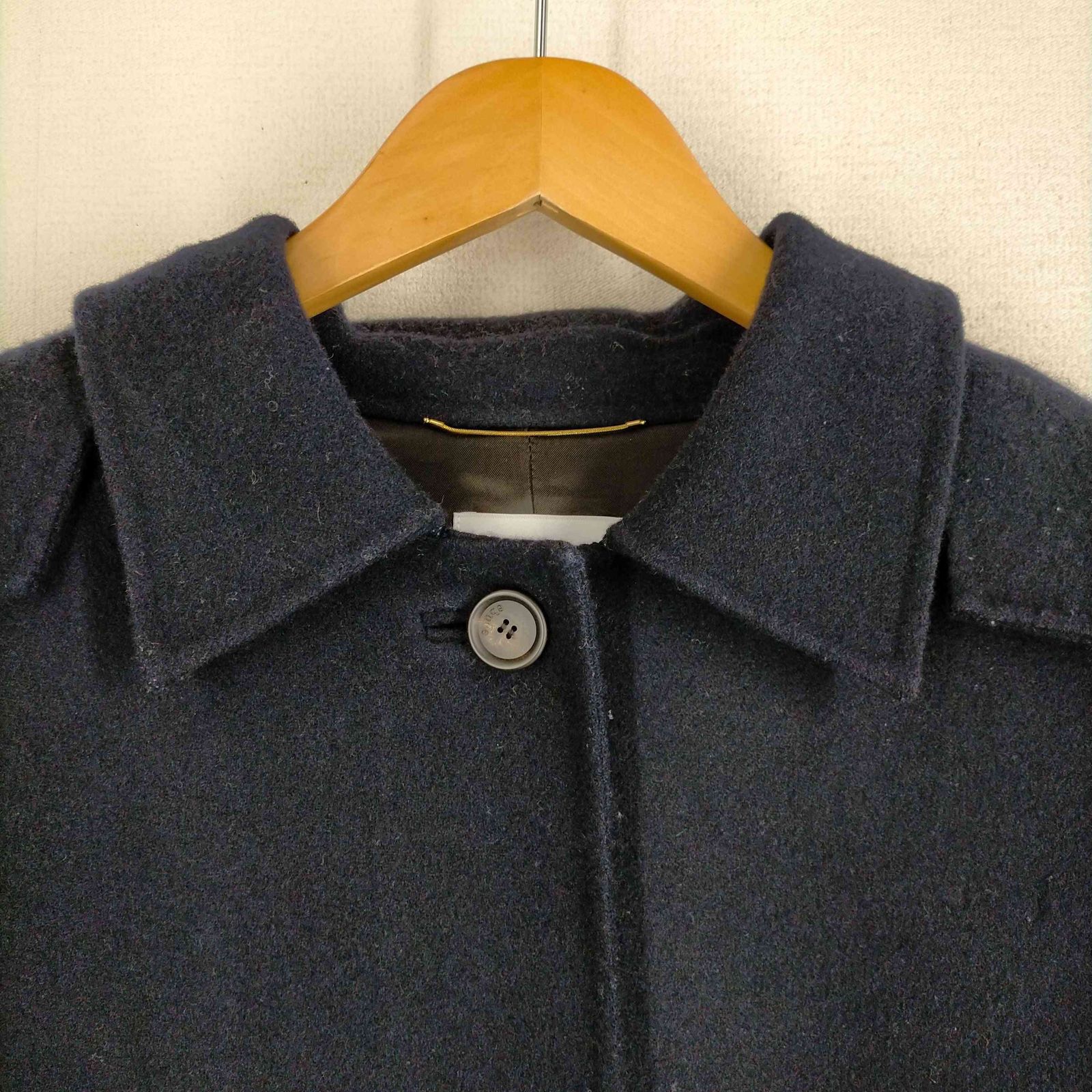 エブール ebure 別注 Geelong Lamb Melton Long Coat レディース 36