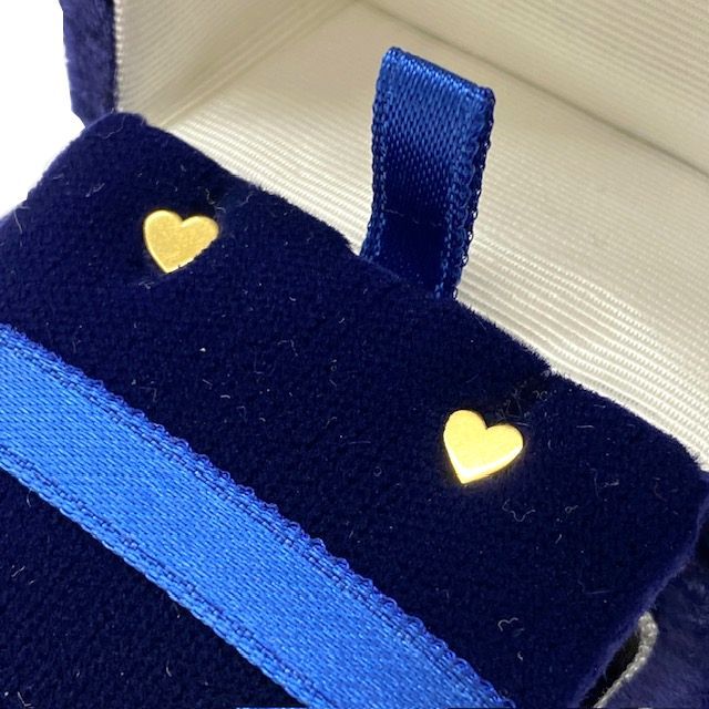 AHKAH アーカー ハートピアス K18YG