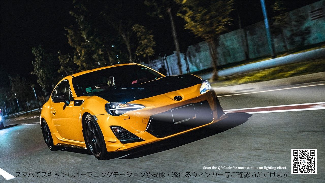 IS仕様 Lライン VLAND 流れるウィンカー搭載 86 FT86 ハチロク BRZ ヘッドライト ZN6 ZC6 オープニングモーション機能付き  RC G GT - メルカリ