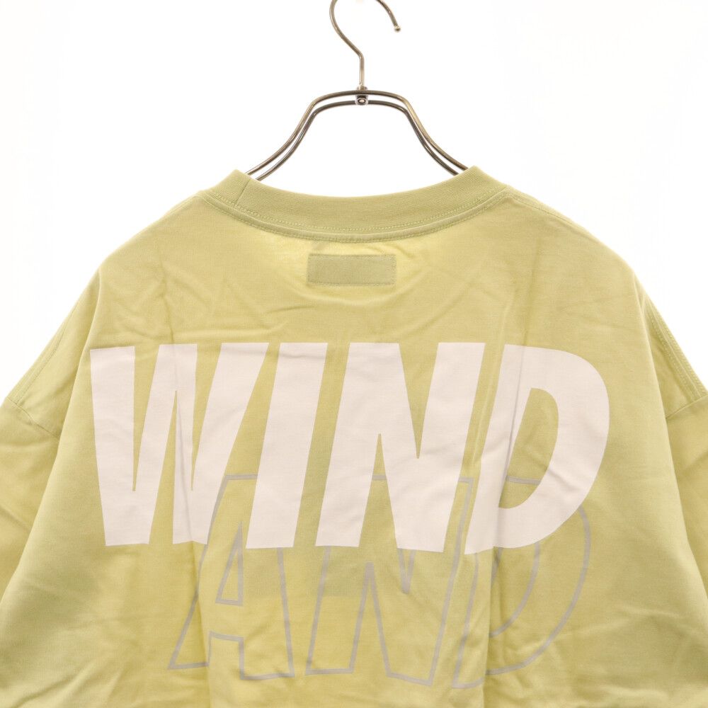 WIND AND SEA (ウィンダンシー) 21AW SEA LOGO S/S Tee SEA シー ロゴプリント クルーネック カットソー 半袖 Tシャツ ライムグリーン WDS-SEA-21S-01 - メルカリ