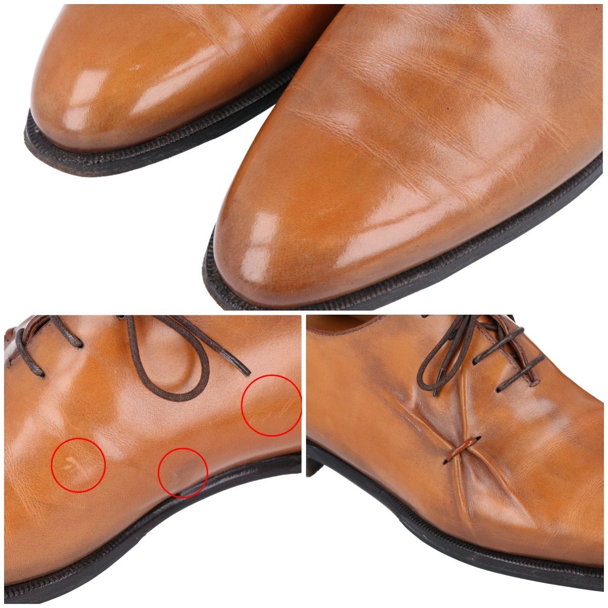 Berluti ブラウン レースアップシューズ 保存袋付き、未使用