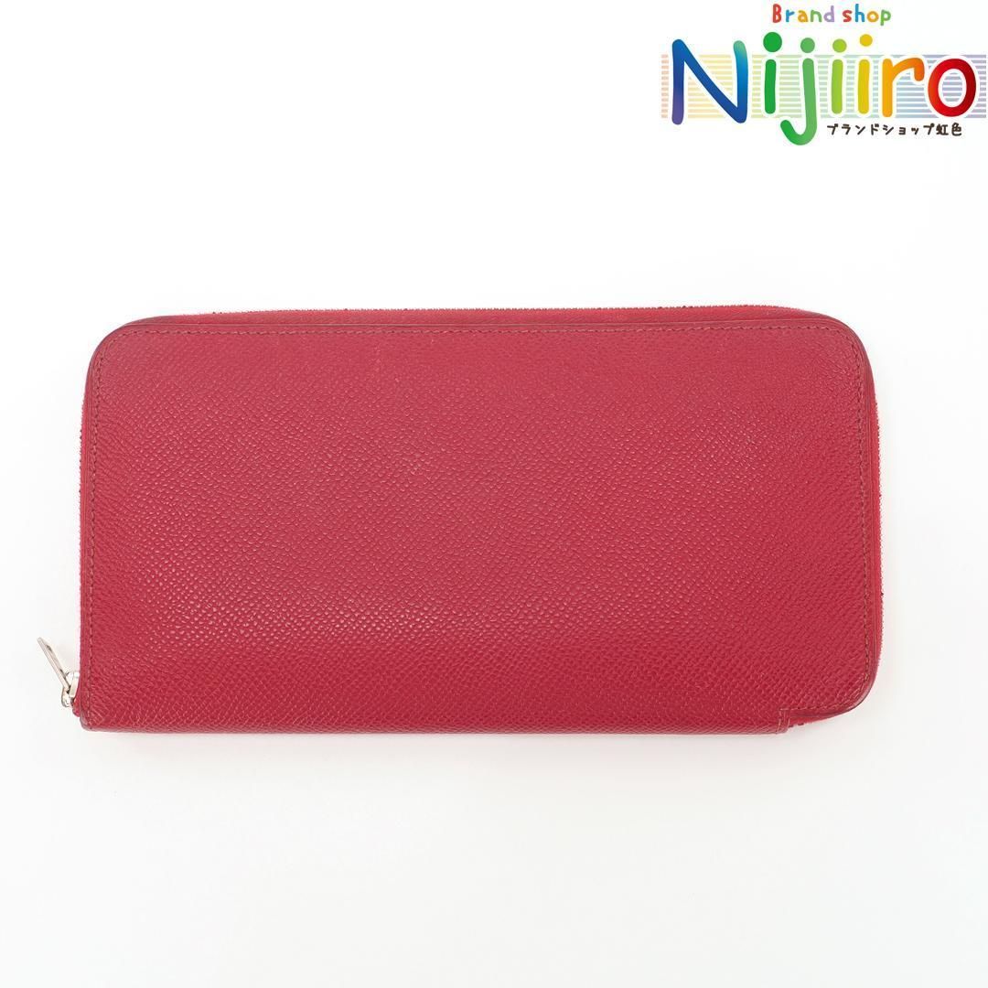 【極美品】エルメス アザップ　シルクイン ラウンドファスナー 長財布 1354 極美品】エルメス アザップ シルクイン ラウンドファスナー 長
