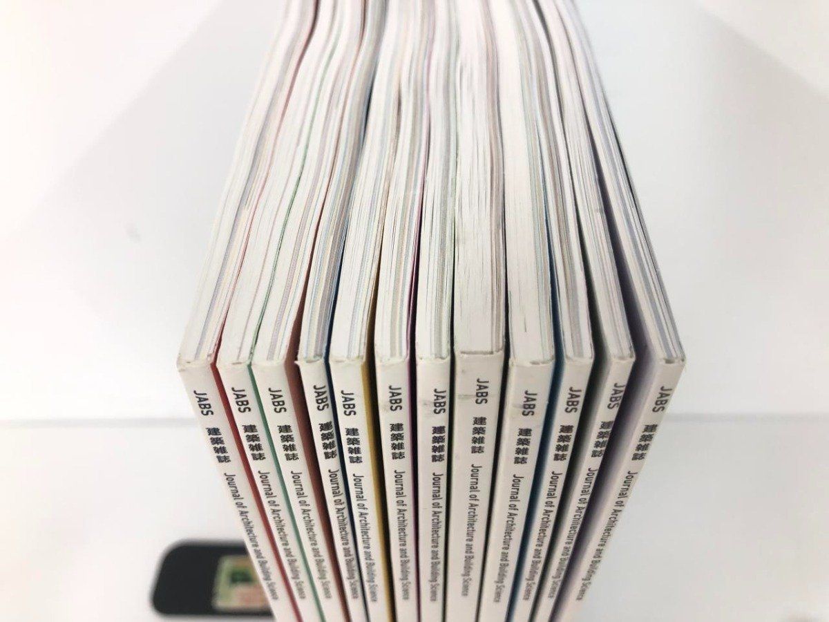 Y]まとめて12冊 JABS 建築雑誌 2022年1月-12月号 No.1757-No.1769 日本