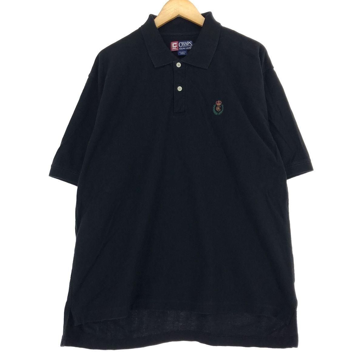 古着 90年代 ラルフローレン Ralph Lauren CHAPS チャップス 半袖 ポロシャツ メンズL ヴィンテージ/eaa410606