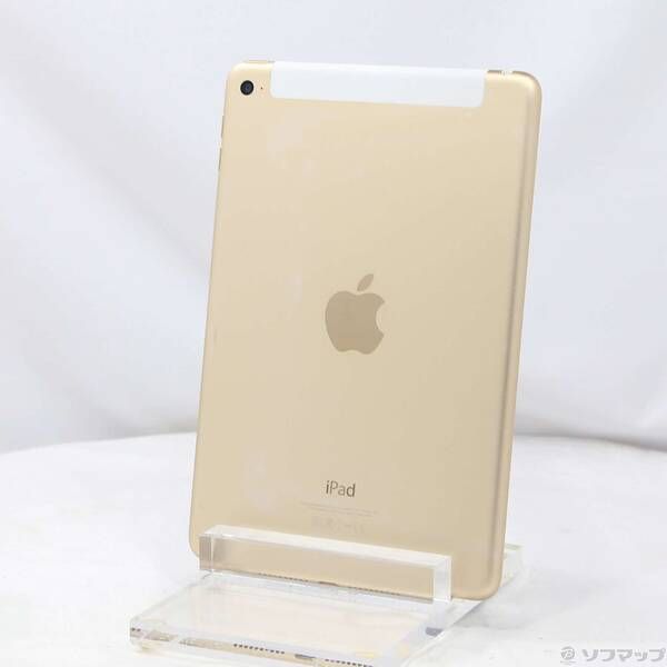 中古品〕 iPad mini 4 64GB ゴールド MK752J／A auロック解除SIM