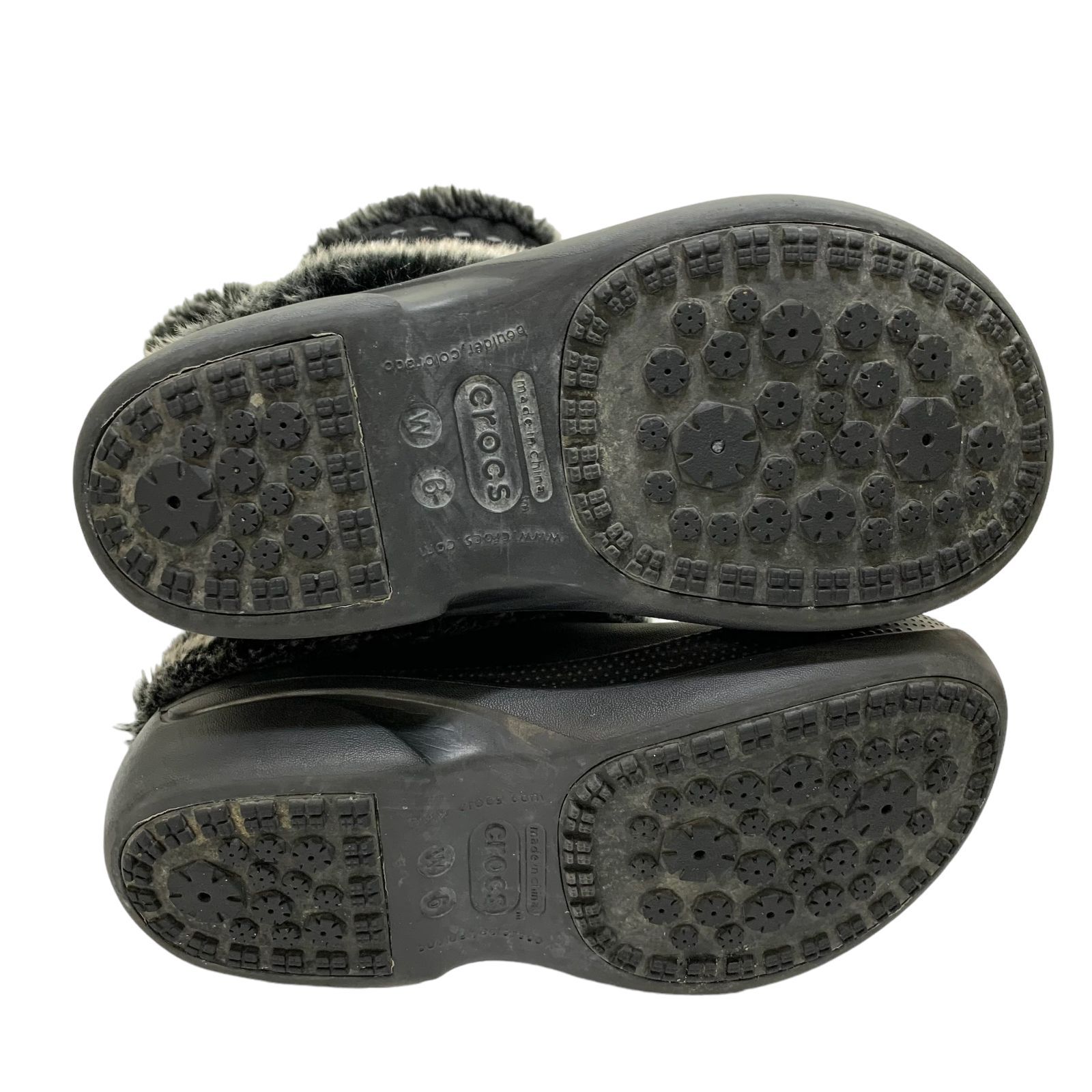 クロックスファーブーツ 未使用 CROCS クロックス ファーブーツ