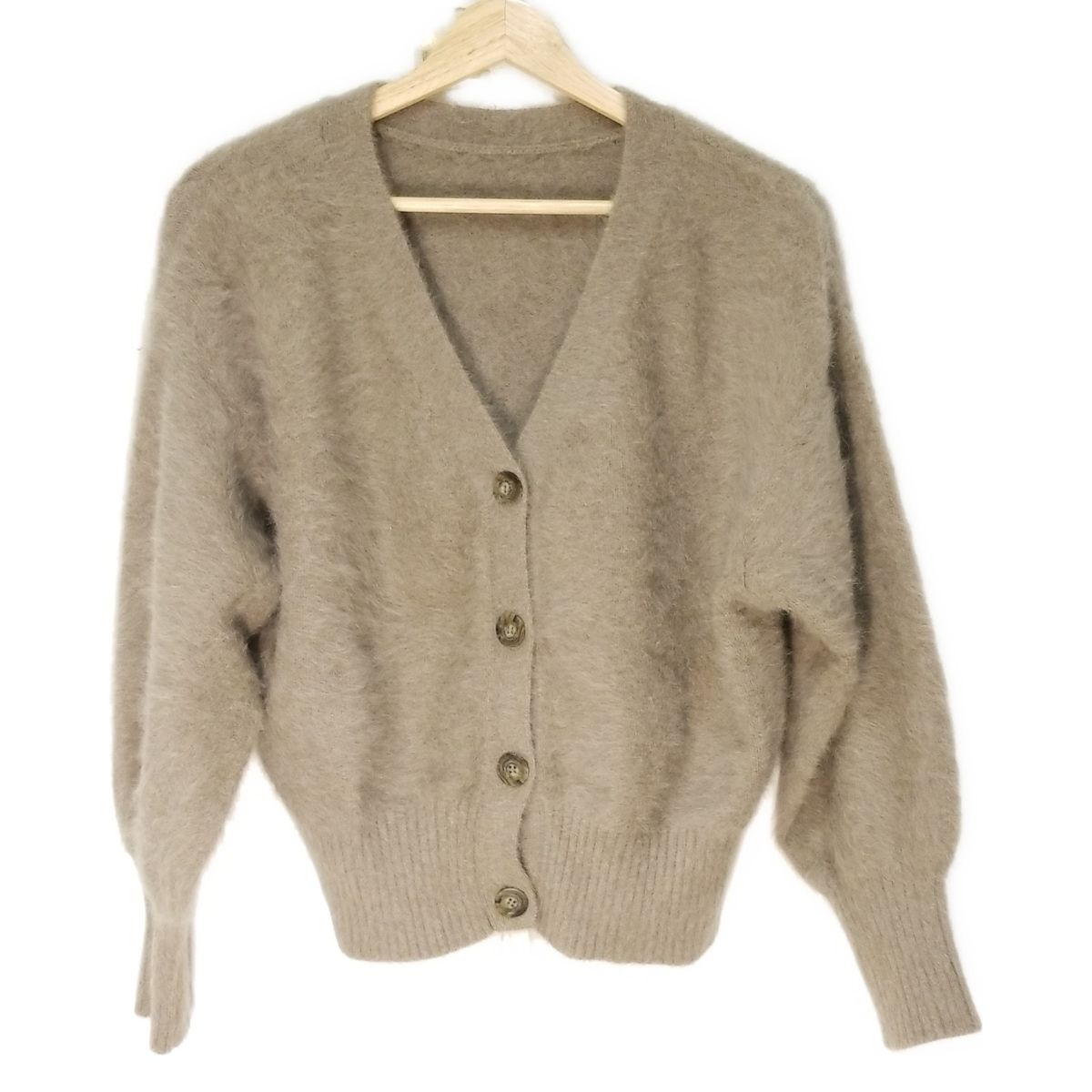 whim gazette ウィムガゼット カーディガン サイズF レディース - ライトブラウン 長袖