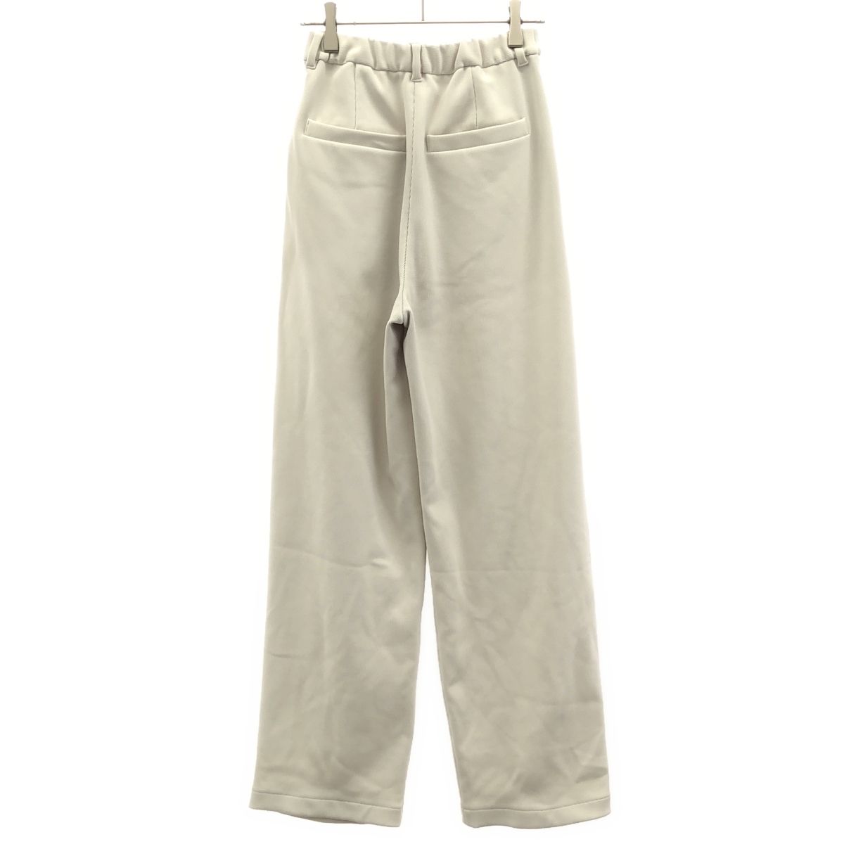 ちゃーりー① CLANE クラネ RIB STRIPE TUCK PANTS リブストライプタックパンツ