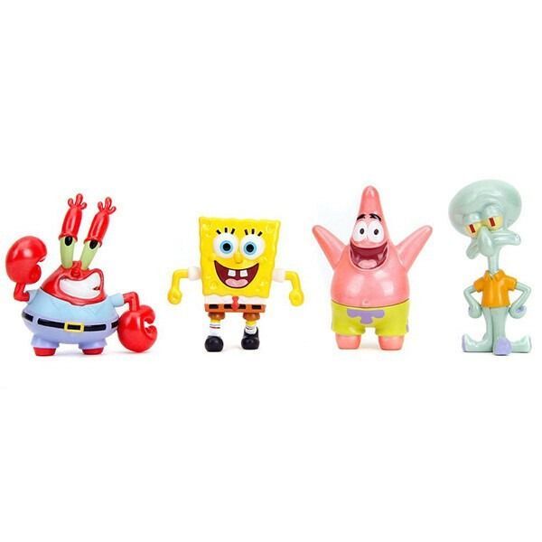 METALFIGS Diecast Figure スポンジ・ボブ 4体セット フィギュア