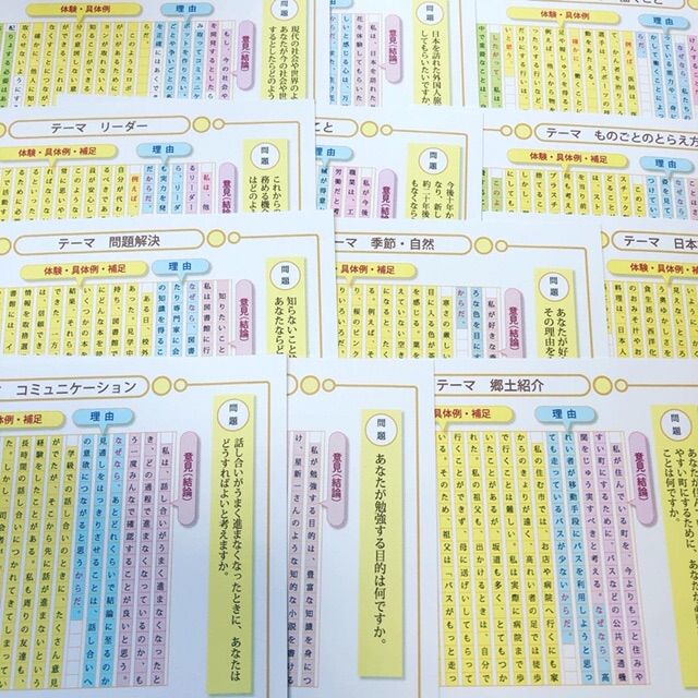 最強の作文対策集＋まとめカード ☆公立中高一貫校 適性検査 最強の作文対策集＋まとめカード