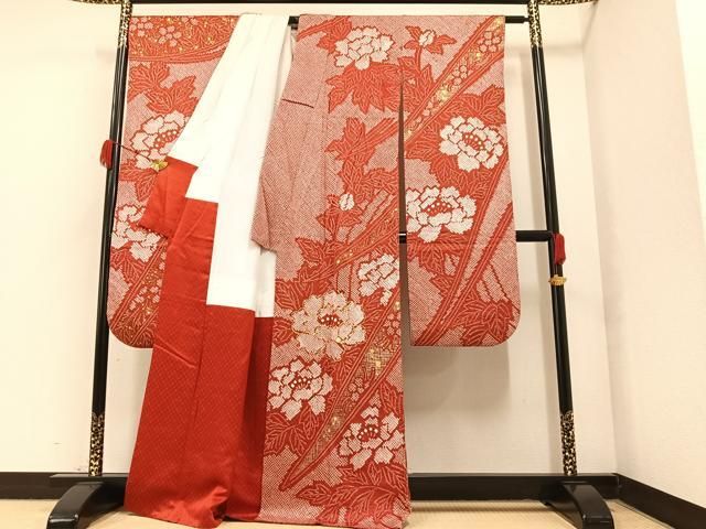 豪華振袖　駒刺繍　絞り　飾花文　金彩　正絹　逸品 お見合い 成人式 パーティー 豪華振袖駒刺繍絞り飾花文金彩正絹逸品 お見合い 成人式 パーティー