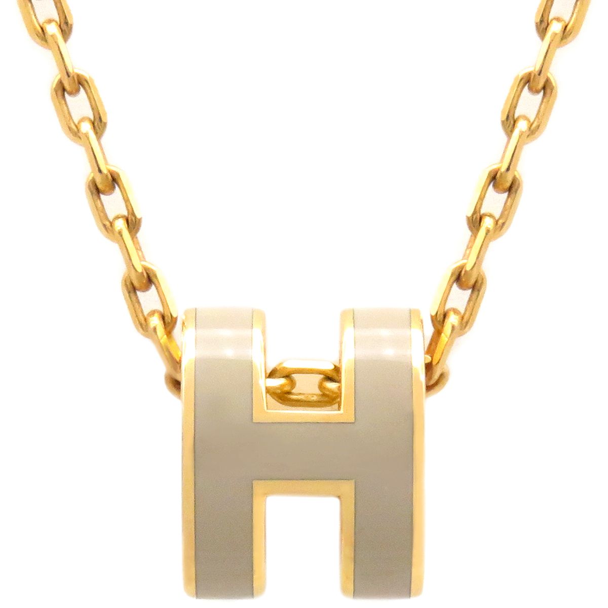 エルメス HERMES ポップアッシュ ネックレス マロングラッセ 【公式通販】