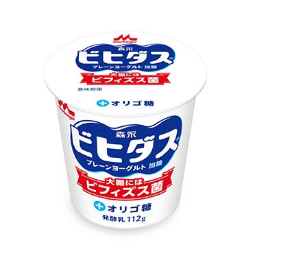 森永乳業ビヒダス プレーン加糖タイプ112g×12個セット☆送料込み