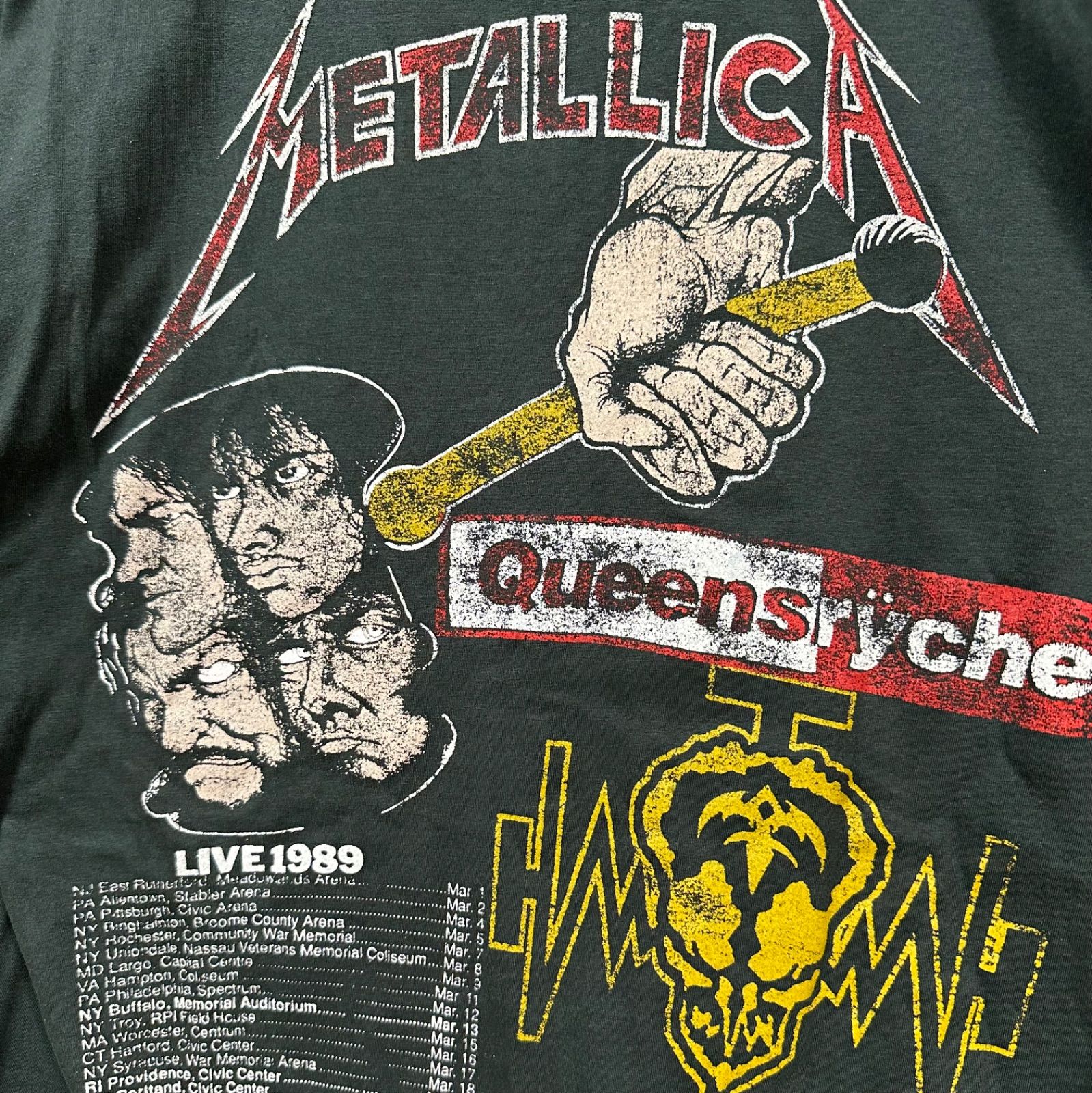 正規品、新品　メタリカ、LLICA 24アメリカツアーＴシャツ METALLICA メタリカ 88-89年 tour Tシャツ vintage | 3RD[i