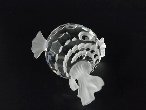 □新品□未使用□ SWAROVSKI スワロフスキー クリスタル フグ
