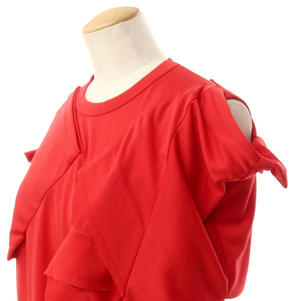 ♥ コムデギャルソン COMME des GARCONS 2025年秋冬 ポリエステル カットソー レッド サイズXS レディース
