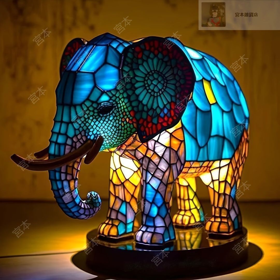 新品・未使用】LEDライト ナイトライト ナイトランプ ゾウ