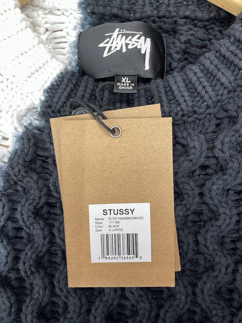 STUSSY 23aw Tie Dye Fisherman sweater ステューシー