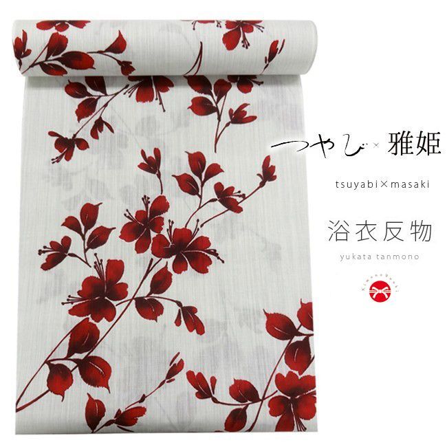 浴衣 反物 レディース[つやび×雅姫] 綿麻 花 薄グレー 9TM-4 - メルカリ 