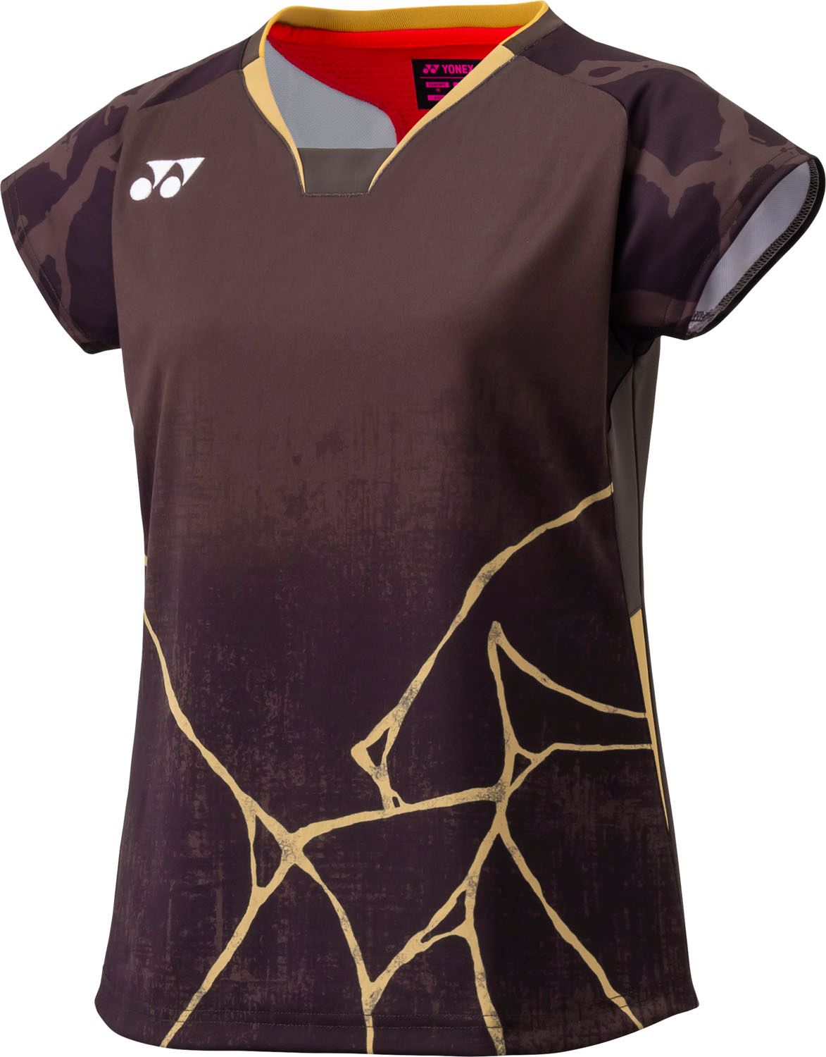 ヨネックス YONEX テニス ウィメンズゲームシャツ フィットシャツ 20962 015 ブラウン