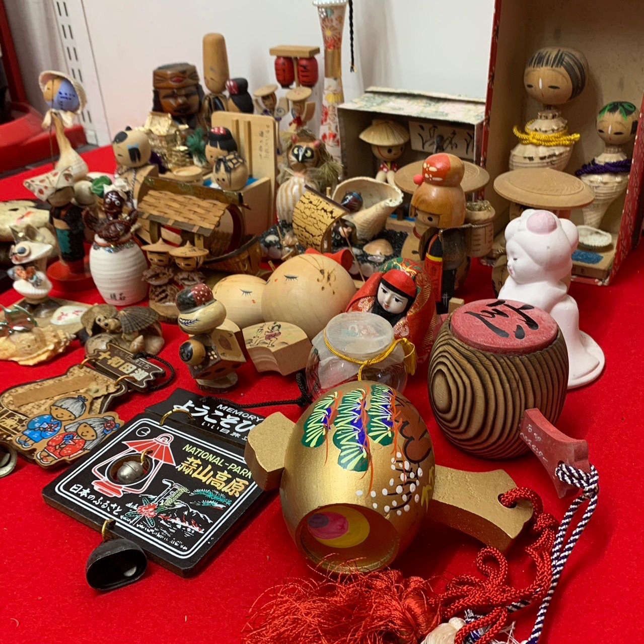 民芸品 まとめ売り 7点セット 昭和レトロ 観光土産 こけし