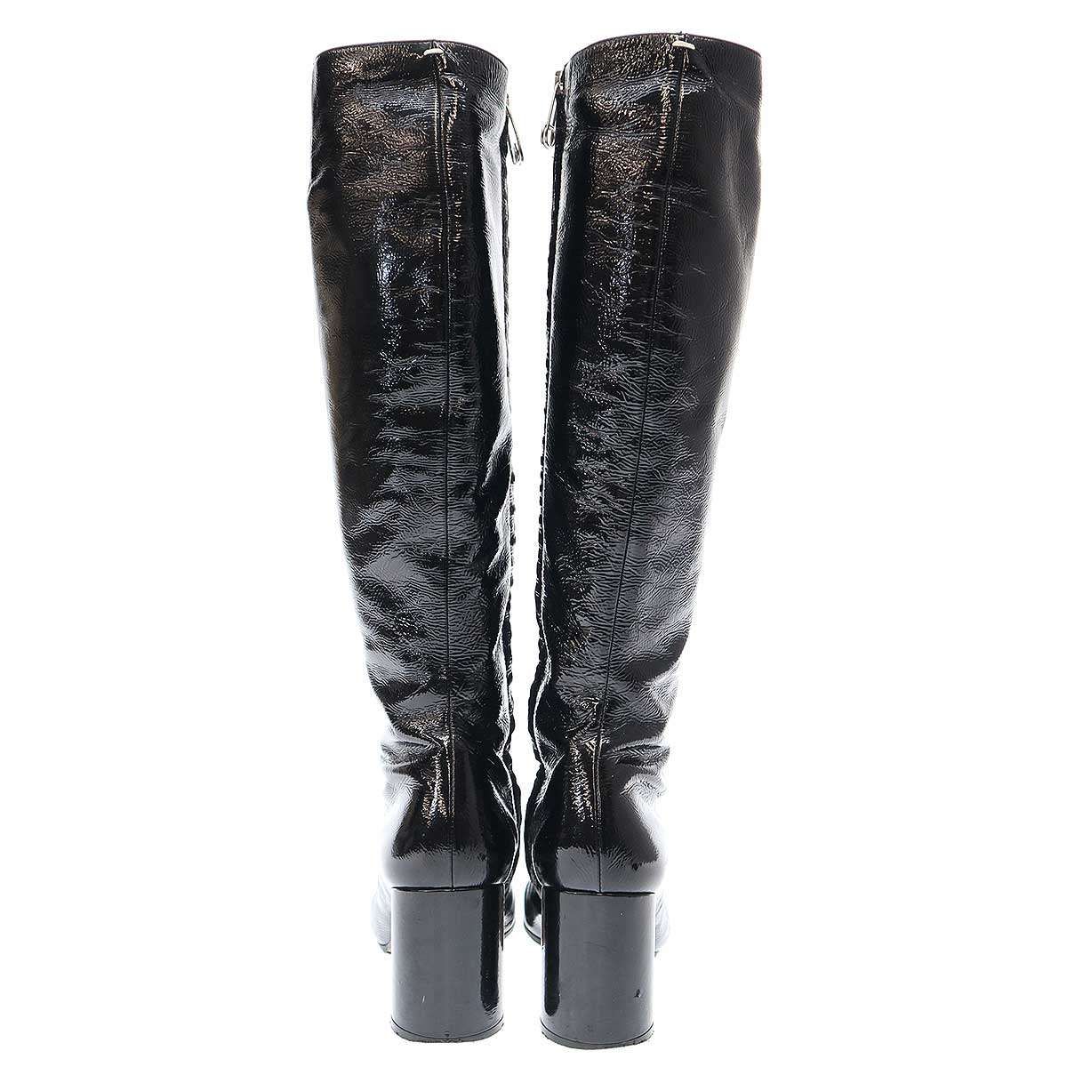 Maison Margiela22 メゾン マルジェラ Tabi パテント ロング足袋ブーツ 